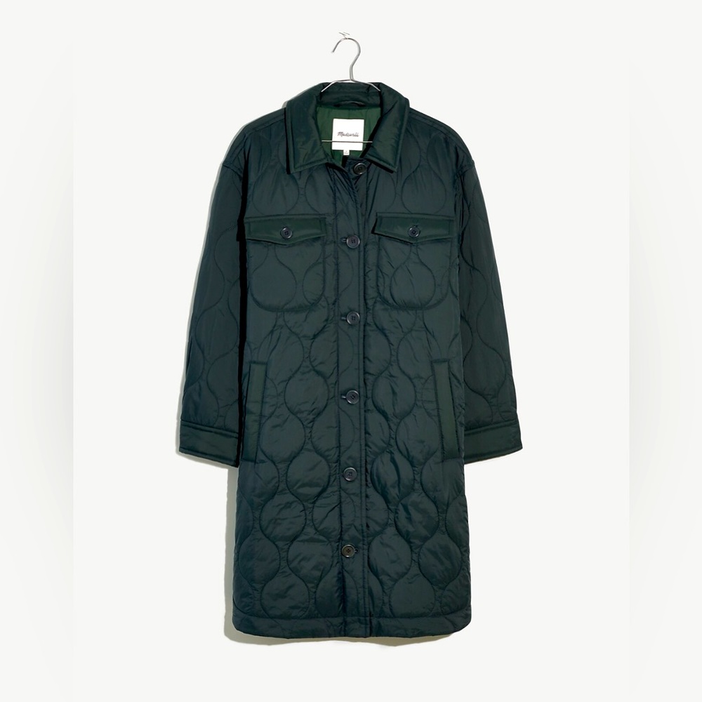 Madewell Long Puffy Shirt Jacket
